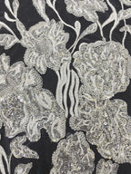 Fine Beaded Sequin Fabric for Bridal Dresses — fabric photo 3