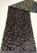 Leopard Print 5mm Rolled Sequin Fabric — fabric photo 6