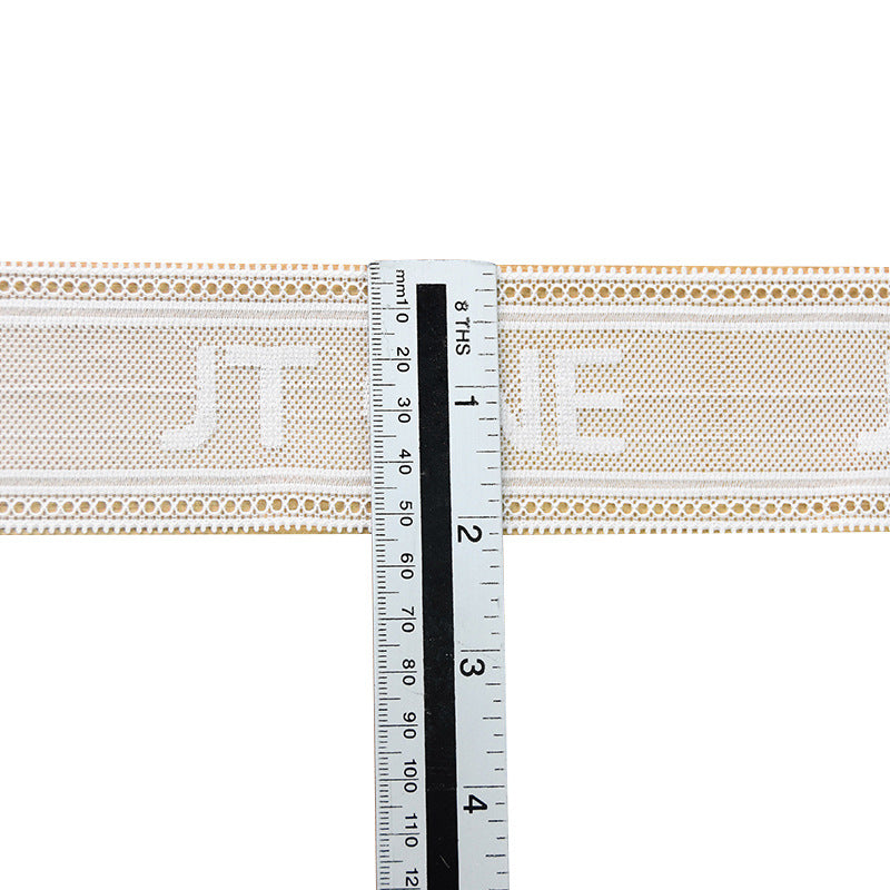 Single-Scallop Picot-Edge Stretch Nylon Lace Trim — fabric photo 4