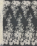 Fine Beaded Sequin Fabric for Bridal Dresses — fabric photo 6