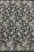 Botanical Sequin & Bugle-Bead Embroidered Bridal Fabric – Design 78815 — fabric photo 6