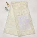 Sequin Embroidered Bridal Fabric – Design 44223 — fabric photo 6