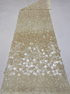 Gradient Stretch Mesh with 3–18mm Sequins — fabric photo 6