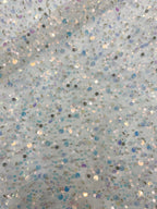 Sequin & Bugle-Bead Embroidered Bridal Fabric – Design 54111