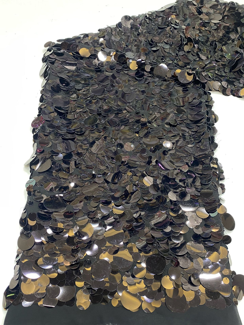 Oversized 12–40mm Sequin Embroidered Chiffon — fabric photo 6