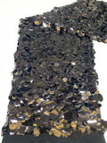 Oversized 12–40mm Sequin Embroidered Chiffon — fabric photo 6