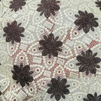 Colored Polyester Cutwork Lace Fabric 130 cm – Per Yard — fabric photo 2