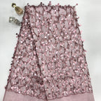 3/5/9/12 mm Sequin Embroidered Bridal Fabric
