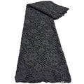 Polyester Floral Cutwork Embroidered Fabric – Per Yard — fabric photo 5