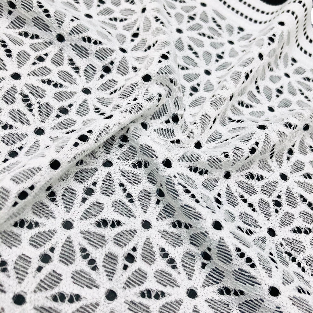 Circular Openwork Straight-Edge Stretch Lace Trim 25 cm — fabric photo 4