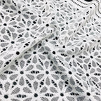 Circular Openwork Straight-Edge Stretch Lace Trim 25 cm — fabric photo 4