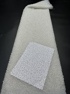 Double-Bead Embroidered Irregular Mesh Fabric — fabric photo 6