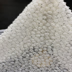 Cordwork Bugle-Bead and Sequin Embroidered Fabric