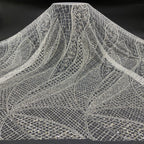 Dense Bugle & Foam Bead Sequin Fabric