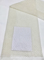 Diamond and Seed Bead Embroidery Fabric — fabric photo 6