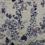 Multicolor 2/3/4/5 mm Layered Sequin Embroidered Tulle Mesh Fabric – Design 52287 — fabric photo 2