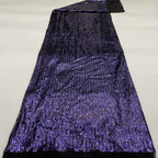Stretch 5 mm Sequin Embroidered Stretch Mesh Fabric – Design 93471 — fabric photo 4
