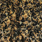 Bordado de lentejuelas con cuentas 3D doradas: un lujo para vestidos de novia.