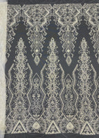 Sequin Embroidered Bridal Fabric – Design 54047 — fabric photo 6