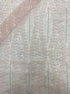 Ribbon Bead & Sequin Embroidery Fabric — fabric photo 4