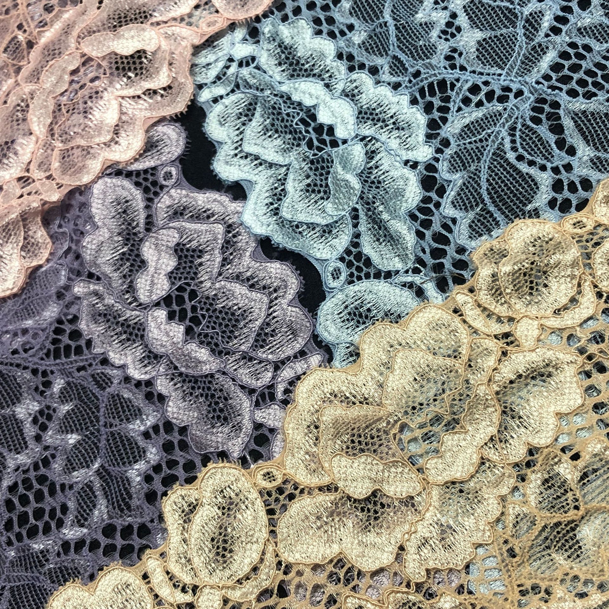 Two-Tone Wide Lace Trim 18 cm — fabric photo 4
