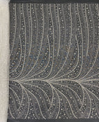 Crystal-Look Sequin & Bubble-Bead Embroidered Bridal Fabric – Design 09407 — fabric photo 6