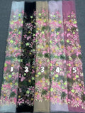 Multicolor Embroidered Bridal Fabric – Design 29087 — fabric photo 6