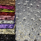 Mixed 5–18mm Sequin Embroidery Fabric