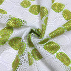 Sequin Embroidered Water-Soluble Guipure Lace Fabric — fabric photo 2