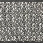 Floral Bead Rope Sequin Embroidery Fabric — fabric photo 3