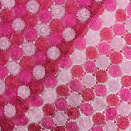 Two-Tone Water-Soluble Floral Milk-Silk Lace Fabric – Per Yard — fabric photo 2