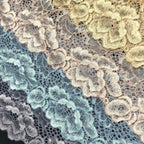 Two-Tone Wide Lace Trim 18 cm — fabric photo 3