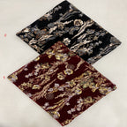 Velvet with Double Beads and Colorful Sequins — fabric photo 5