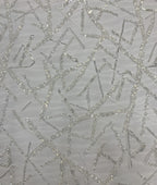 Triple-Bead Embroidered Fabric with 3 mm Crystal Sequins — fabric photo 3