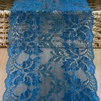 Leaf Double-Scallop Stretch Nylon Lace Trim 18 cm