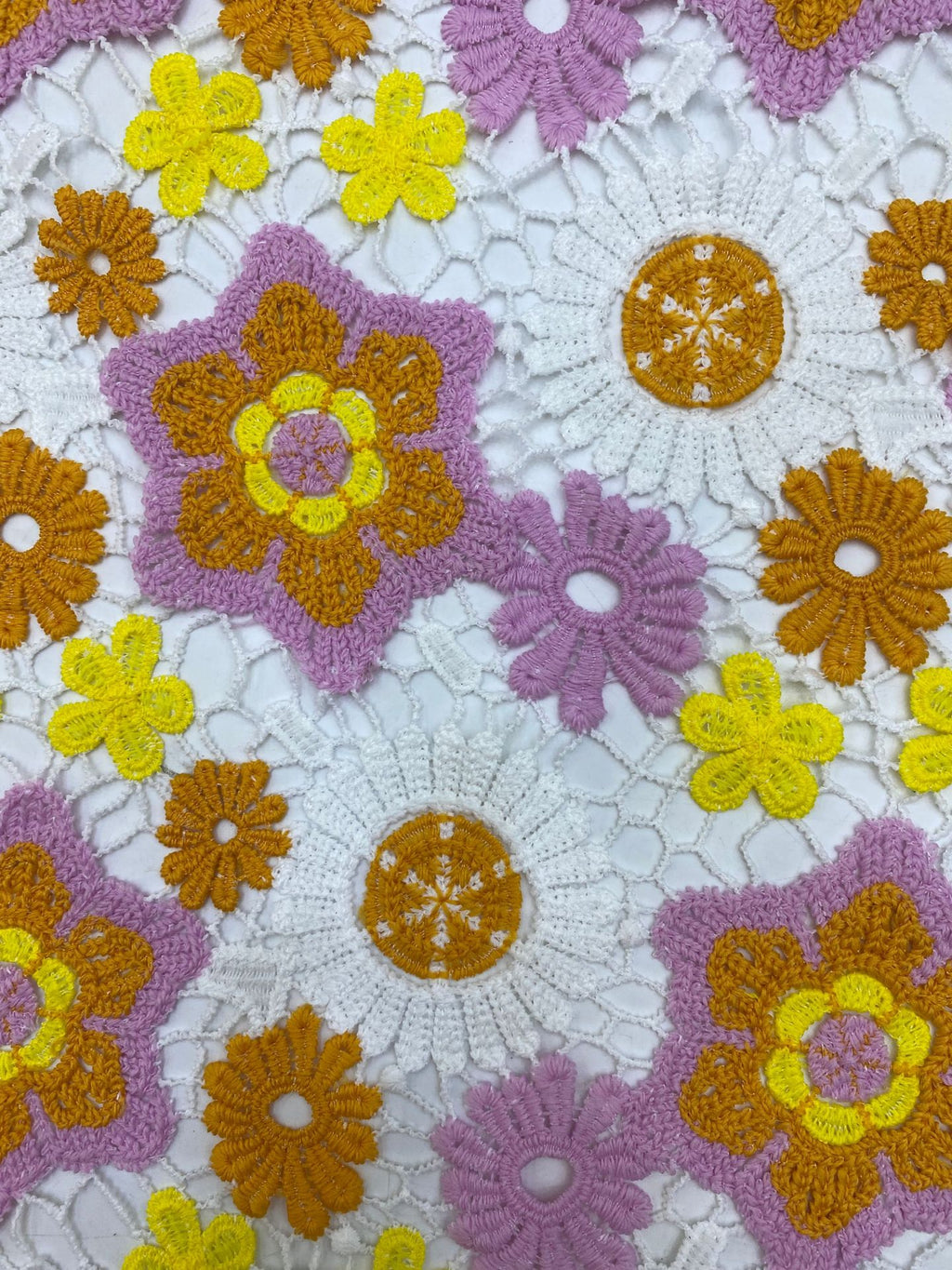 Cutwork Thread Embroidery Fabric for Dresses — fabric photo 4