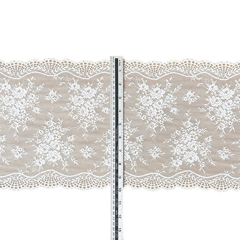 Stretch Nylon-Spandex Lace Trim 24 cm — fabric photo 4