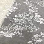 Fluffy Rope Bead Sequin Organza Fabric — fabric photo 4