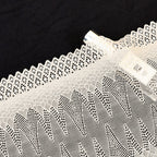 Maple Leaf Double-Scallop Stretch Lace Trim 23 cm — fabric photo 2
