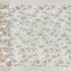 Sequin Embroidered Bridal Fabric – Design 56575 — fabric photo 2