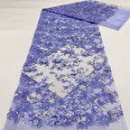 Multicolor 2–5mm Sequin Embroidered Fabric — fabric photo 5