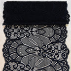 Single-Scallop Picot-Edge Stretch Nylon Lace Trim 18 cm — fabric photo 2