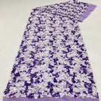 Chiffon with 5–9mm Sequin Embroidery — fabric photo 3