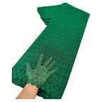 Ditsy Floral Cutwork Water-Soluble Guipure Lace Fabric — fabric photo 5