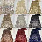 12mm & 18mm Rolled Sequin Stretch Mesh