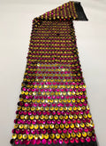 Multicolor 3/5/18 mm Sequin Embroidered Tulle Mesh Fabric — fabric photo 6