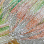 Printed Ribbon Bugle Bead Sequin Fabric — fabric photo 4