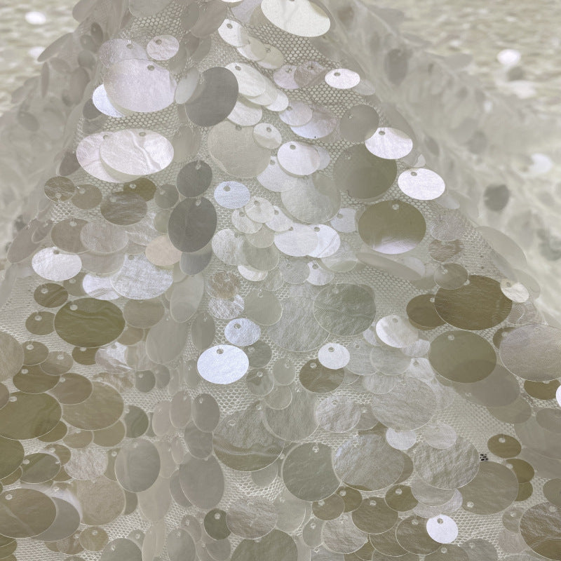 Stretch Mesh with 9–18mm Sequins — fabric photo 2