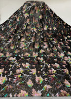Heavy Sequin Embroidered Bridal Fabric – Design 57983 — fabric photo 5