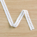 Geometric Corded Lace Trim 1.1 cm — fabric photo 3
